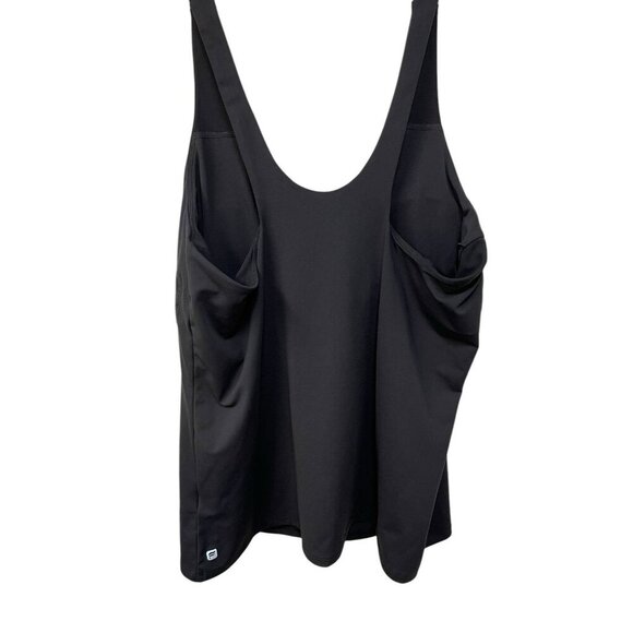 Fabletics Workout Tank Vega Performance Black Cut Out Floral See Through Size XL - Picture 5 of 7
